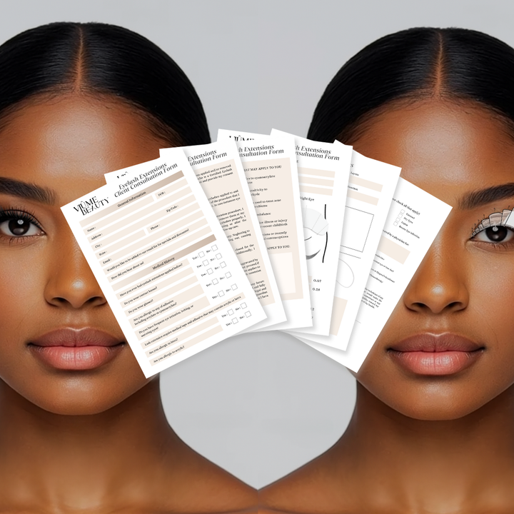 6-Page Consultation Form for Lash Artists